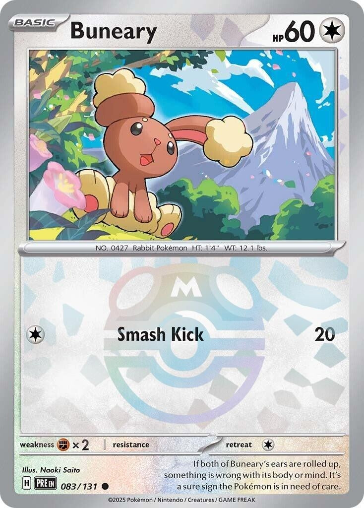 Image for Buneary (Master Ball Pattern) (083/131) (PRE) - Pokemon