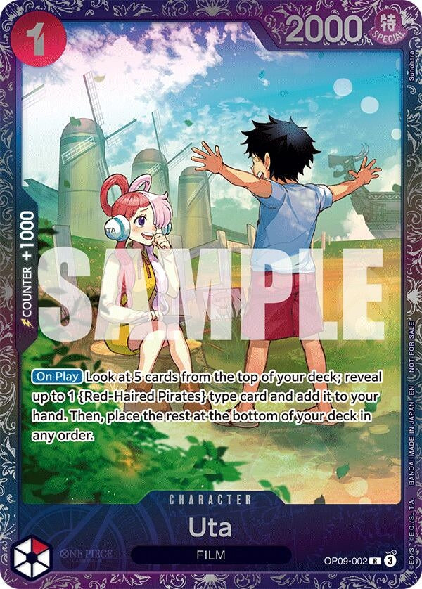Image for Uta (Treasure Cup 2025) (OP09-002) (OP-PR) - One Piece Card Game