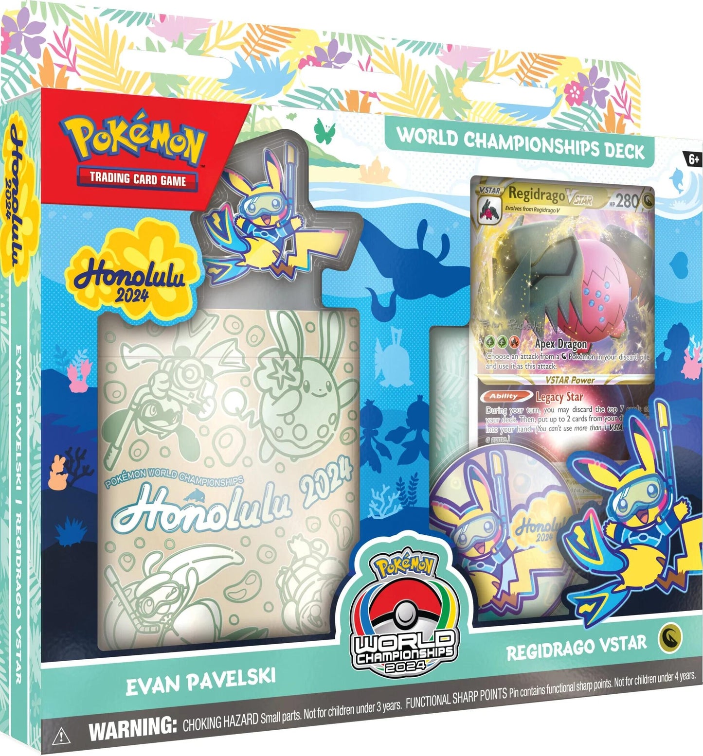 Image for 2024 World Championship Deck: Evan Pavelski (Regidrago VSTAR) - Pokemon
