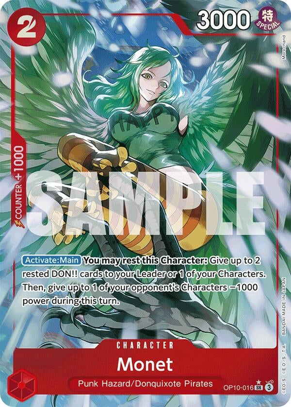 Image for Monet (Parallel) (OP10-016) (OP10) - One Piece Card Game