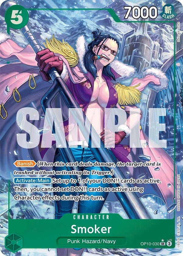 Image for Smoker (030) (Parallel) (OP10-030) (OP10) - One Piece Card Game