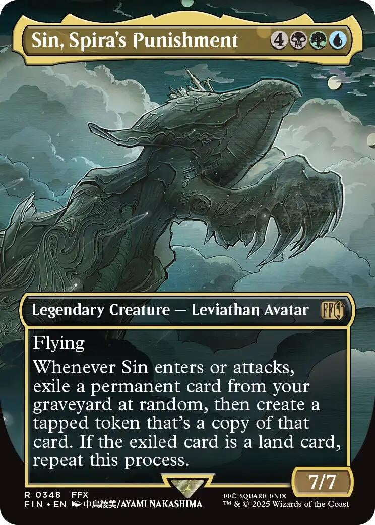 Image for Sin, Spira's Punishment (Borderless) (348) (FIN) - Magic: The Gathering