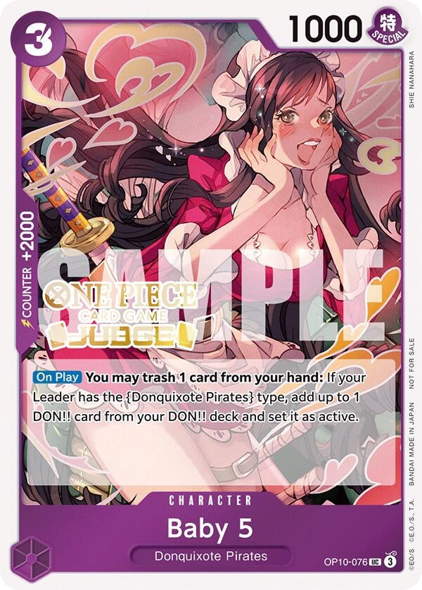 Image for Baby 5 (Judge Pack Vol. 5) (OP10-076) (OP-PR) - One Piece Card Game