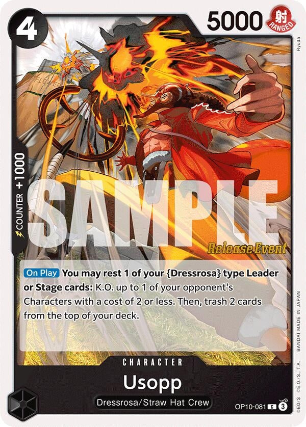 Image for Usopp (081) (OP10-081) (OP10 RE) - One Piece Card Game