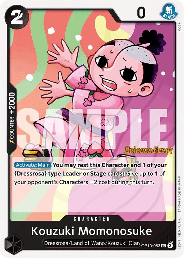 Image for Kouzuki Momonosuke (083) (OP10-083) (OP10 RE) - One Piece Card Game