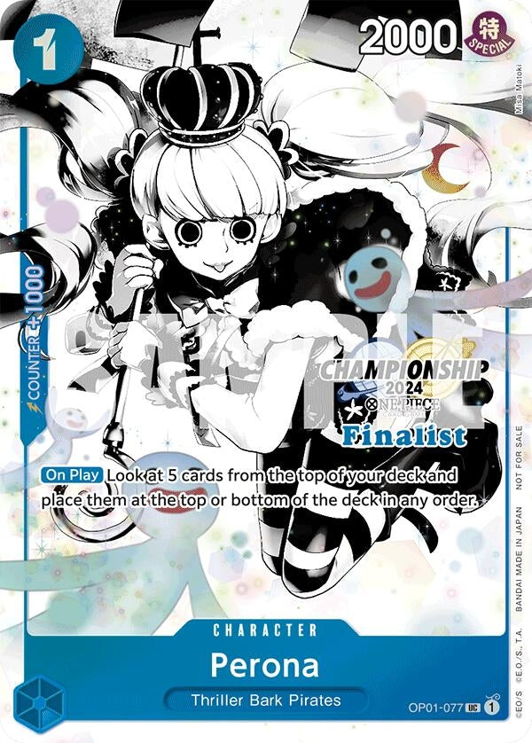 Image for Perona (Championship 2024 Finalist Card Set Vol. 2) (OP01-077) (OP-PR) - One Piece Card Game