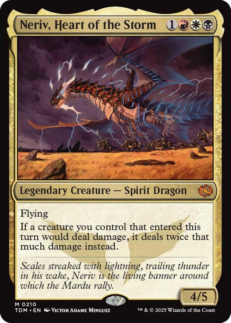 Image for Neriv, Heart of the Storm (210) (TDM) - Magic: The Gathering