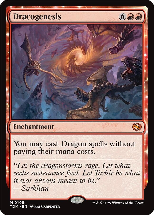 Image for Dracogenesis (105) (TDM) - Magic: The Gathering