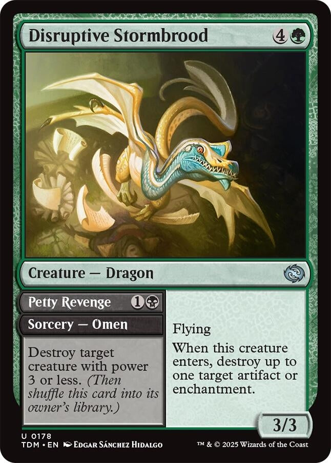 Image for Disruptive Stormbrood (178) (TDM) - Magic: The Gathering