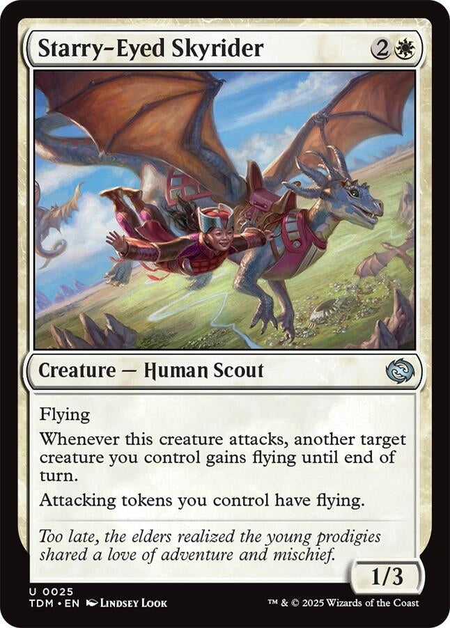Image for Starry-Eyed Skyrider (25) (TDM) - Magic: The Gathering
