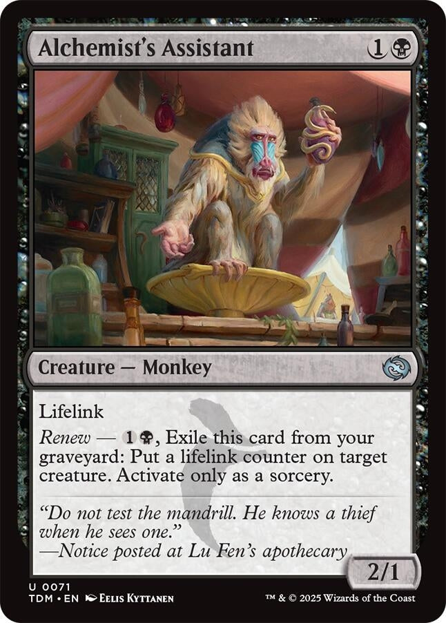 Image for Alchemist's Assistant (71) (TDM) - Magic: The Gathering