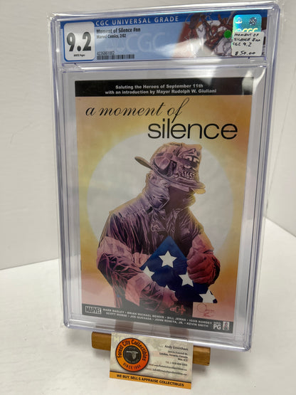 Moment of Silence #nn (White Pages) {CGC 9.2}