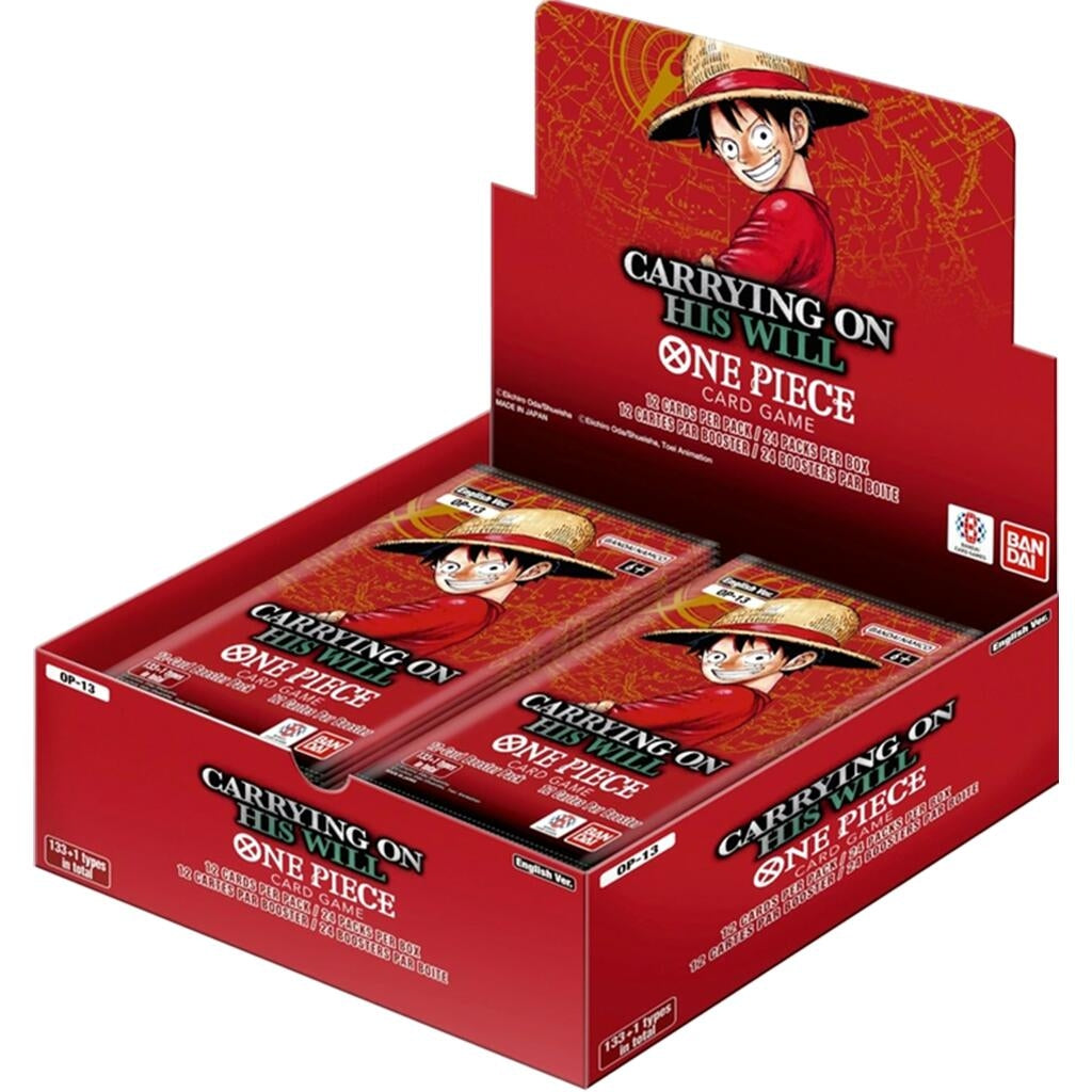 Image for Carrying On His Will Booster Box - One Piece Card Game