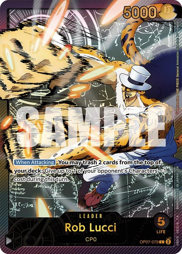 Image for Rob Lucci (SP) (OP07-079) (EB-02) - One Piece Card Game