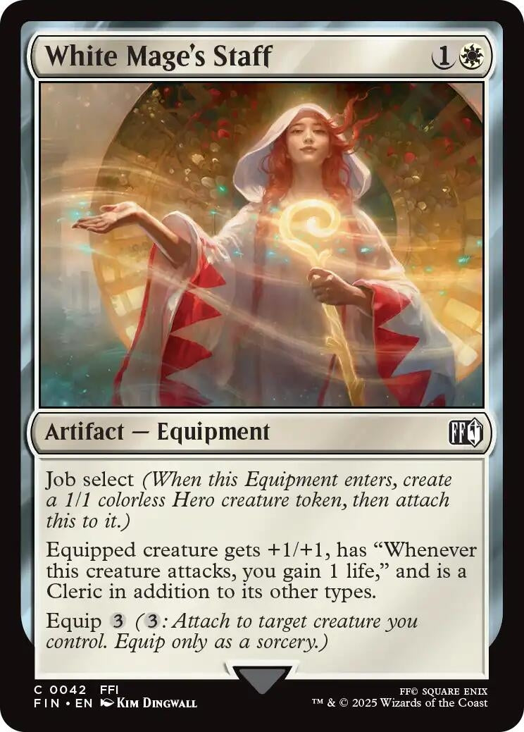 Image for White Mage's Staff (42) (FIN) - Magic: The Gathering