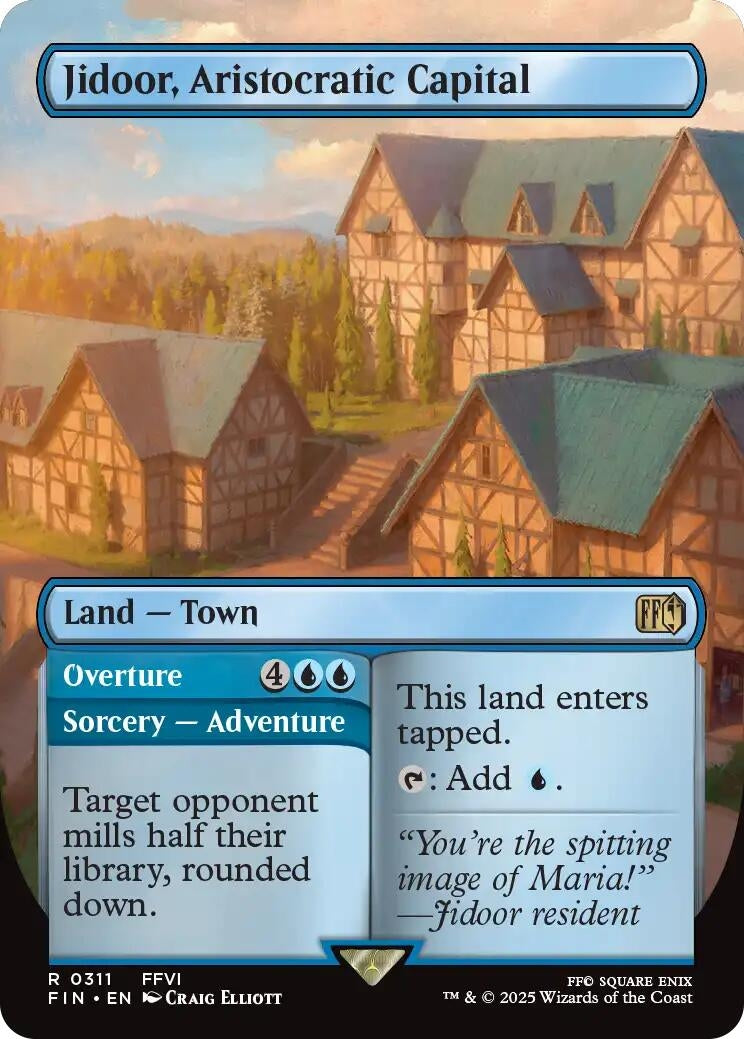 Image for Jidoor, Aristocratic Capital (Borderless) (311) (FIN) - Magic: The Gathering