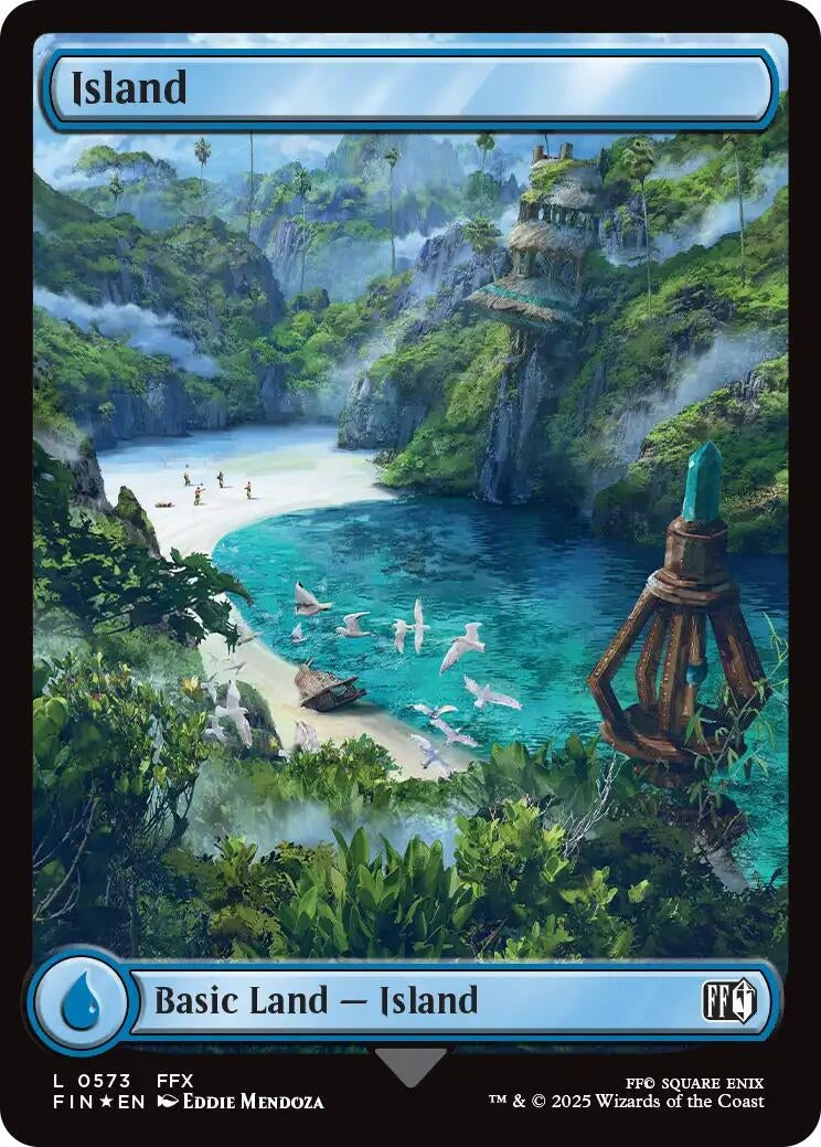 Image for Island (0573) (Surge Foil) (573) (FIN) - Magic: The Gathering