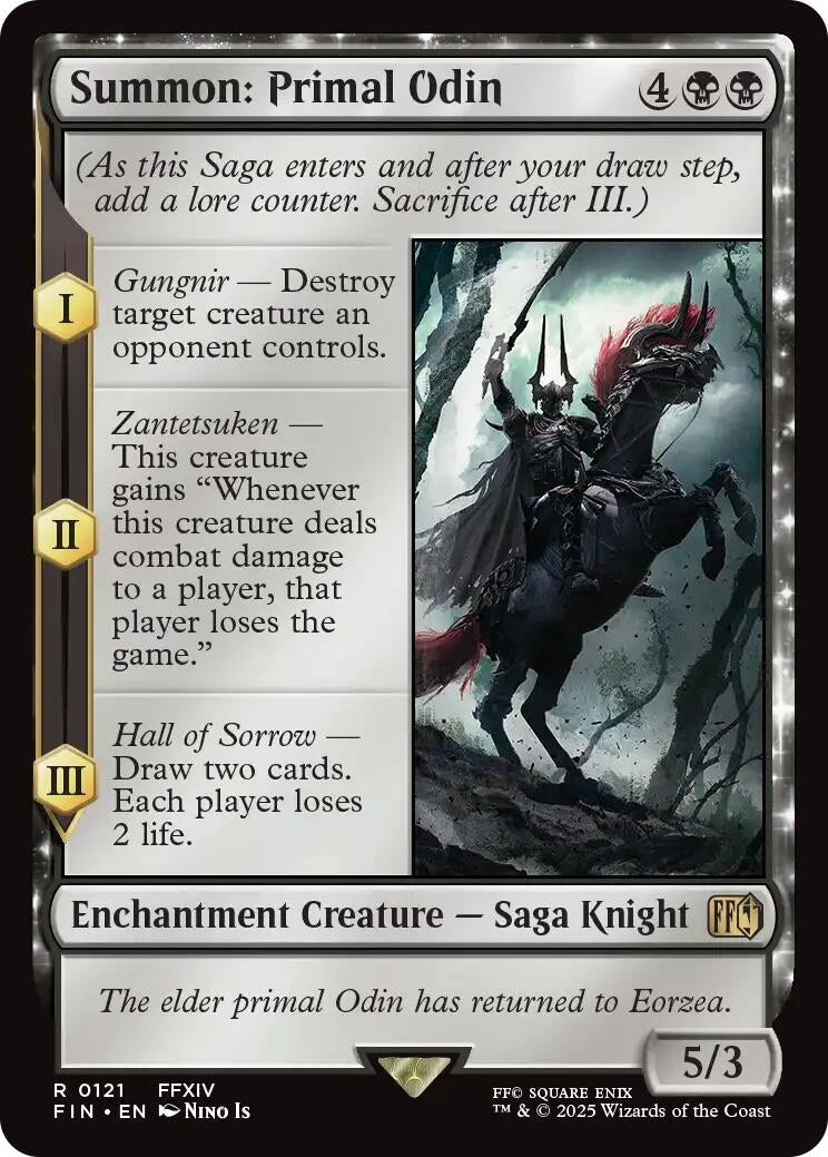Image for Summon: Primal Odin (121) (FIN) - Magic: The Gathering