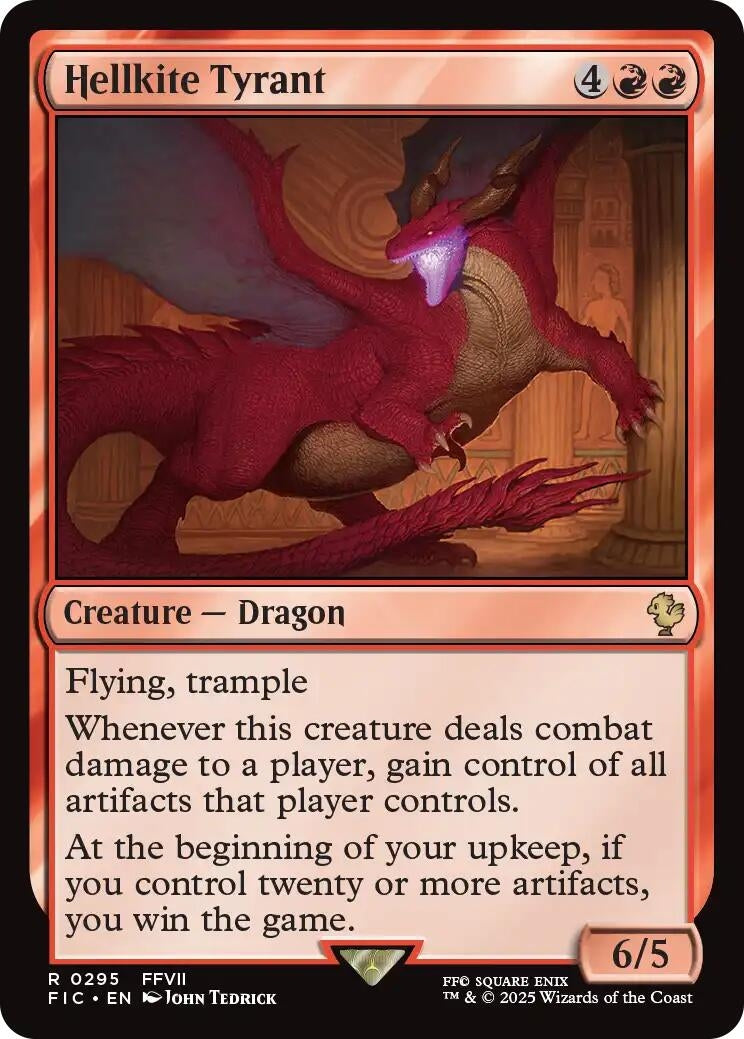 Image for Hellkite Tyrant (295) (FIC) - Magic: The Gathering