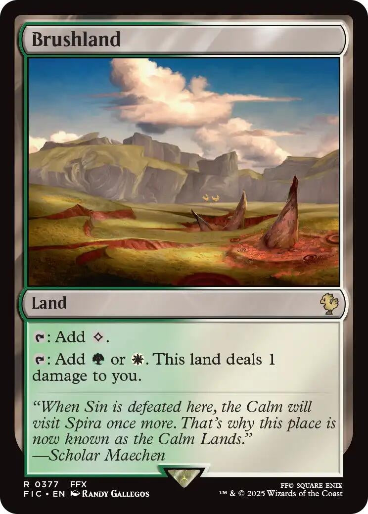 Image for Brushland (377) (FIC) - Magic: The Gathering