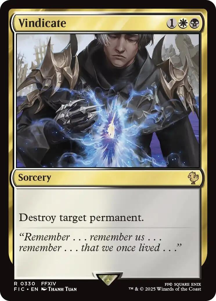 Image for Vindicate (330) (FIC) - Magic: The Gathering