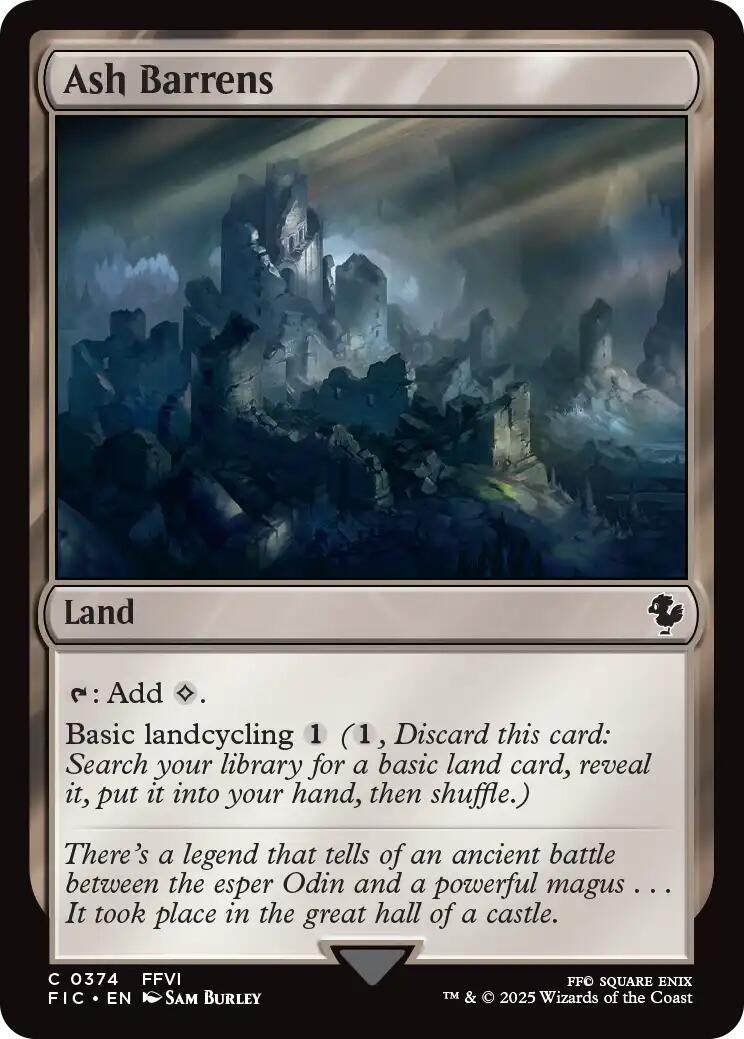 Image for Ash Barrens (374) (FIC) - Magic: The Gathering