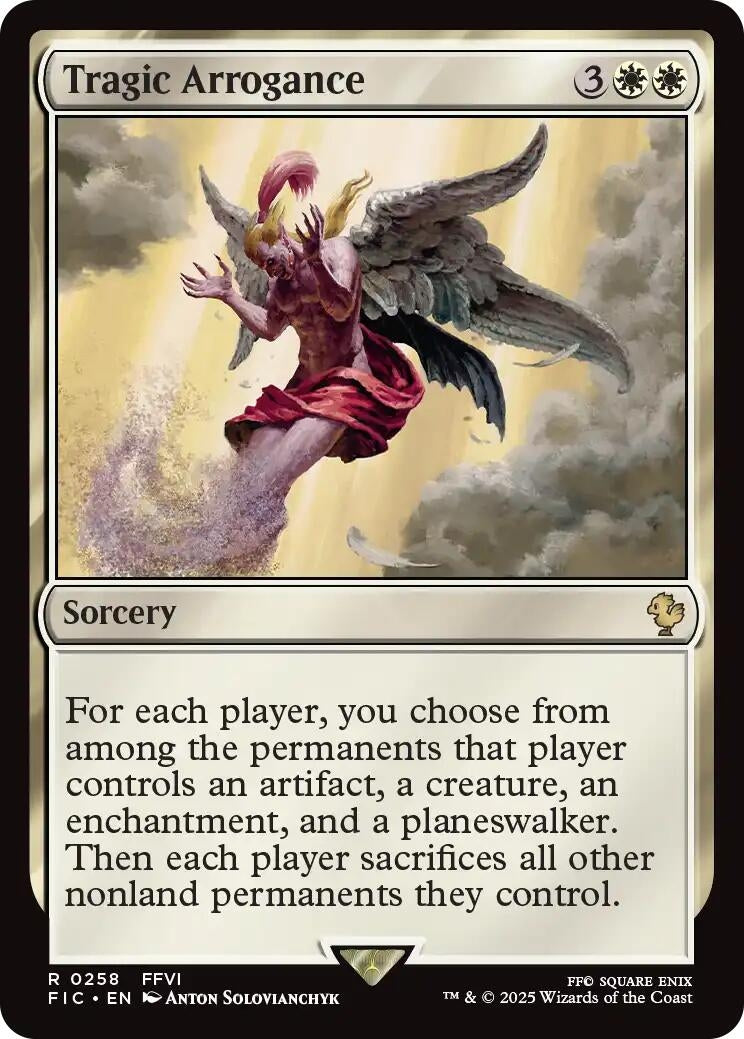 Image for Tragic Arrogance (258) (FIC) - Magic: The Gathering