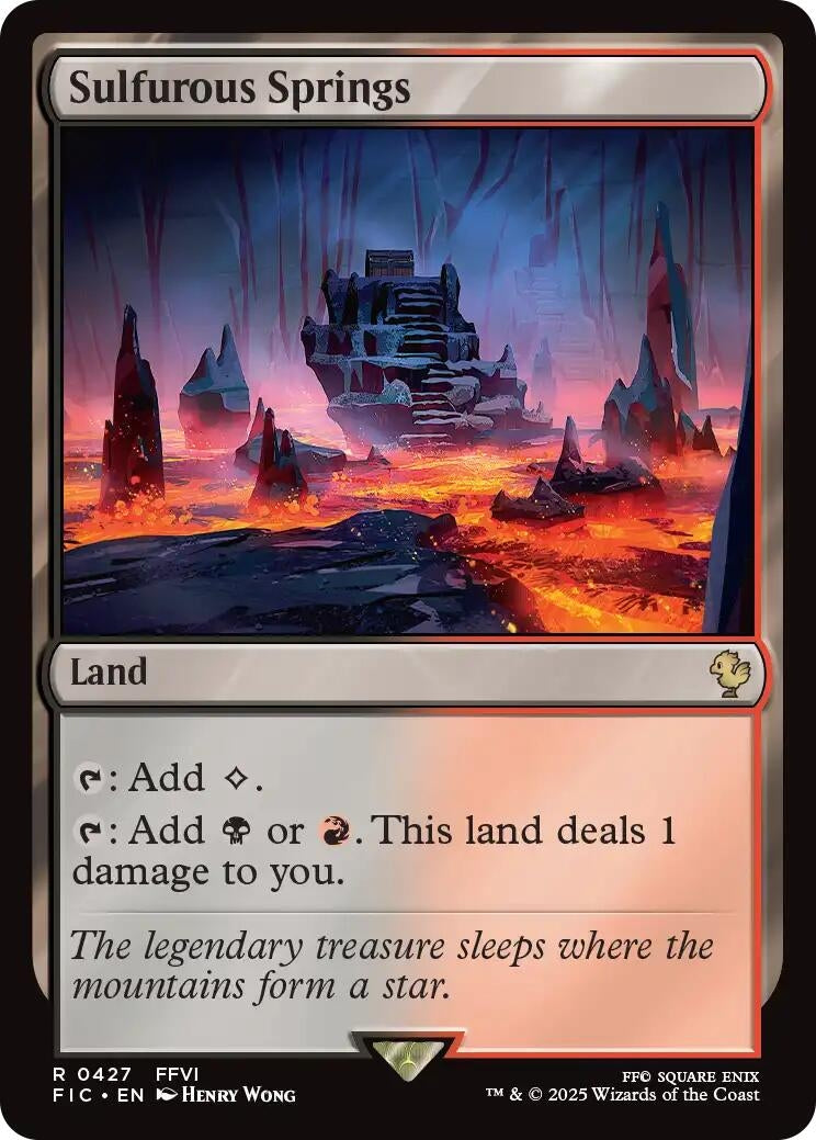 Image for Sulfurous Springs (427) (FIC) - Magic: The Gathering