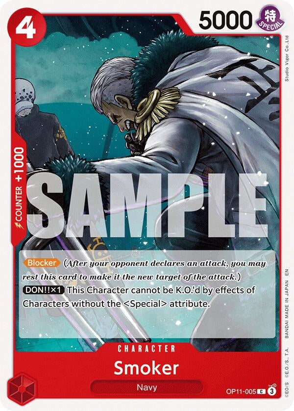 Image for Smoker (OP11-005) (OP11) - One Piece Card Game
