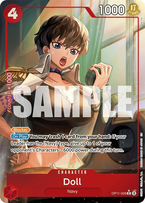 Image for Doll (Alternate Art) (OP11-008) (OP11) - One Piece Card Game