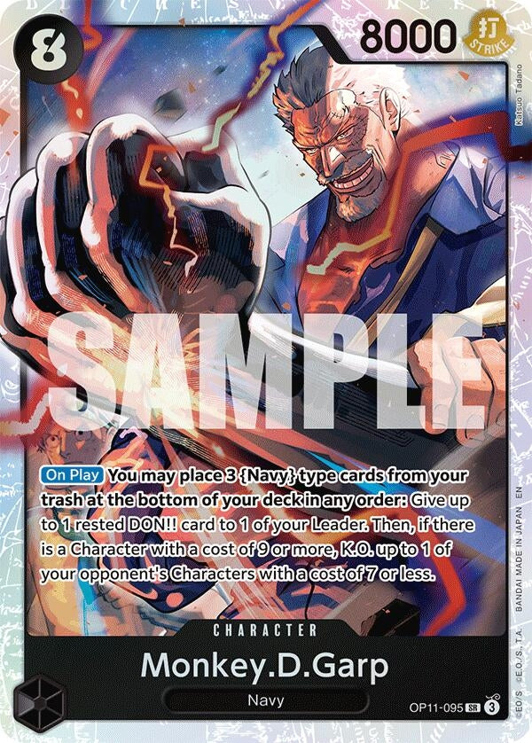 Image for Monkey.D.Garp (OP11-095) (OP11) - One Piece Card Game
