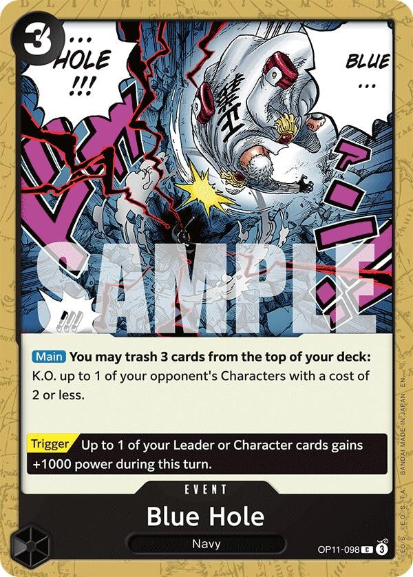 Image for Blue Hole (OP11-098) (OP11) - One Piece Card Game