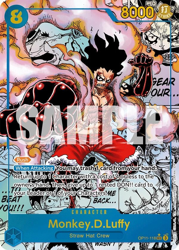 Image for Monkey.D.Luffy (118) (Manga) (OP11-118) (OP11) - One Piece Card Game