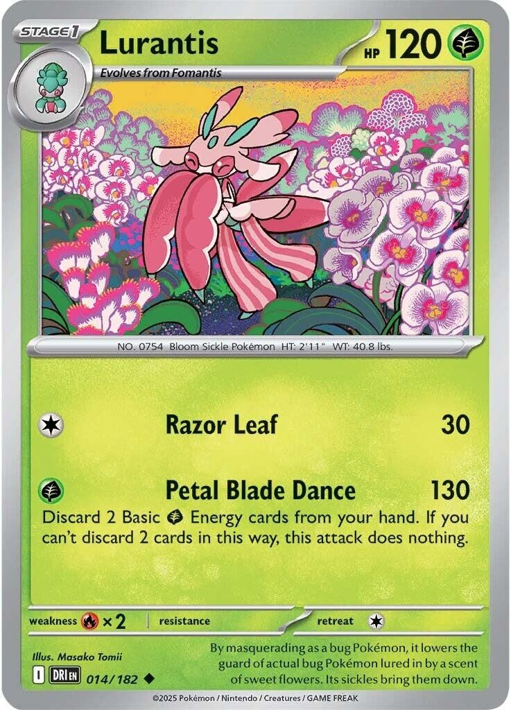 Image for Lurantis (014/182) (DRI) - Pokemon