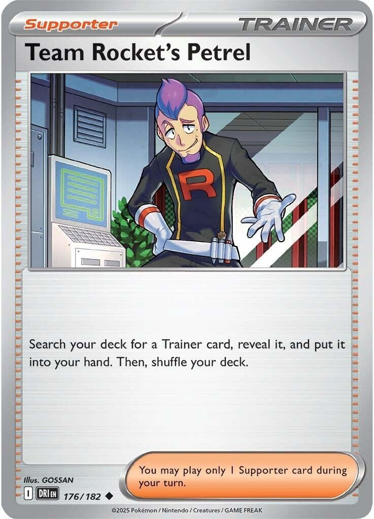 Image for Team Rocket's Petrel (176/182) (DRI) - Pokemon