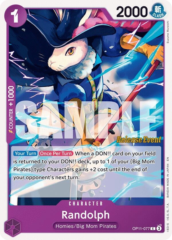 Image for Randolph (OP11-077) (OP11 RE) - One Piece Card Game
