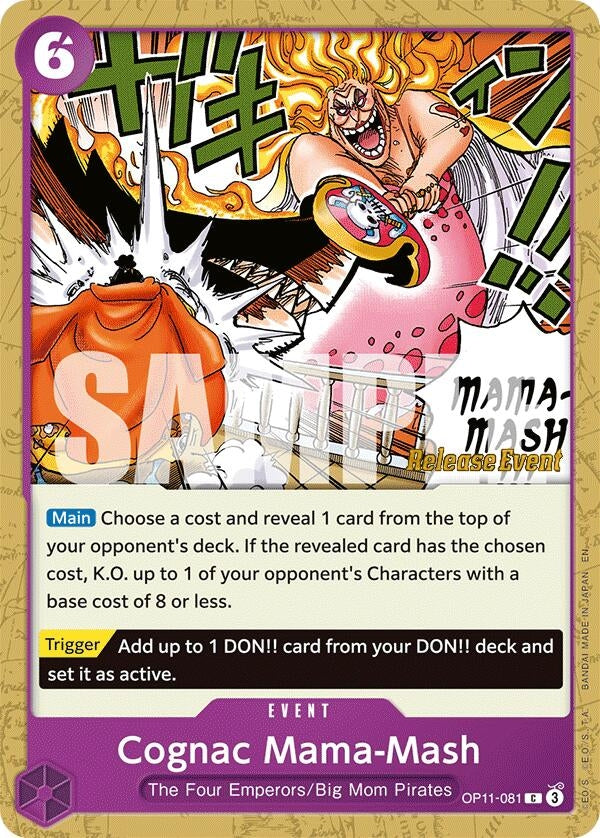 Image for Cognac Mama-Mash (OP11-081) (OP11 RE) - One Piece Card Game