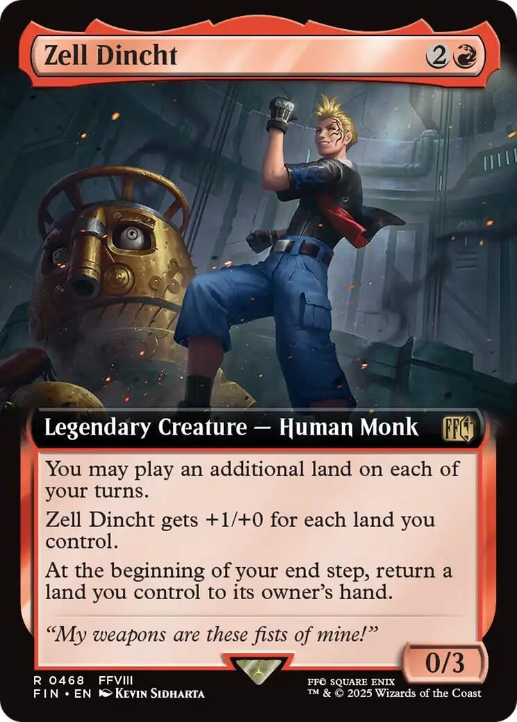 Image for Zell Dincht (Extended Art) (468) (FIN) - Magic: The Gathering