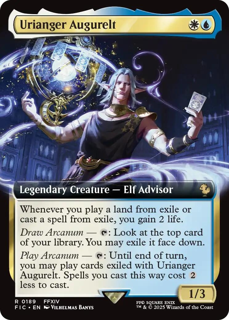 Image for Urianger Augurelt (Extended Art) (189) (FIC) - Magic: The Gathering
