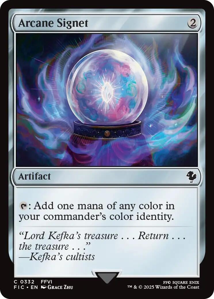 Image for Arcane Signet (0332) (Surge Foil) (332) (FIC) - Magic: The Gathering