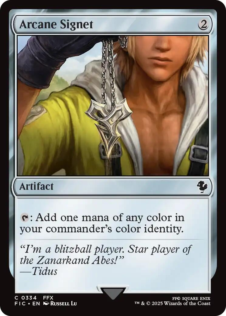 Image for Arcane Signet (0334) (Surge Foil) (334) (FIC) - Magic: The Gathering