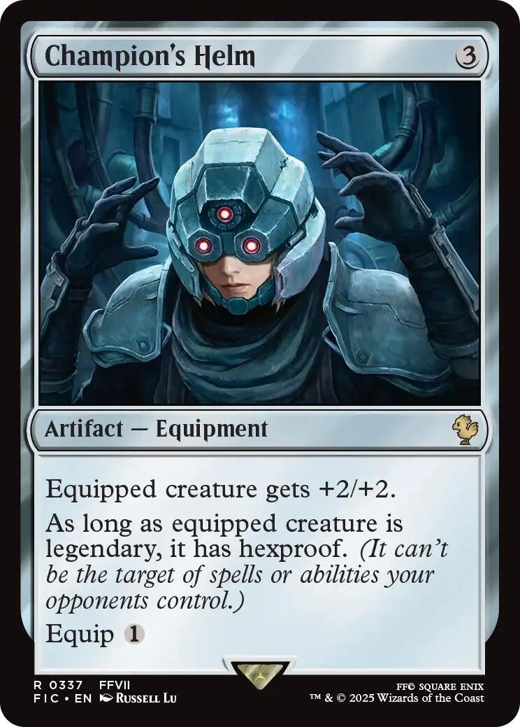 Image for Champion's Helm (Surge Foil) (337) (FIC) - Magic: The Gathering