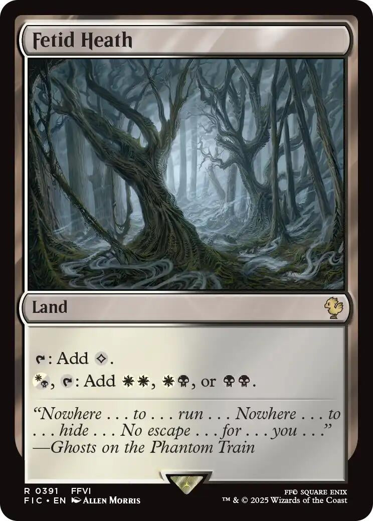 Image for Fetid Heath (Surge Foil) (391) (FIC) - Magic: The Gathering