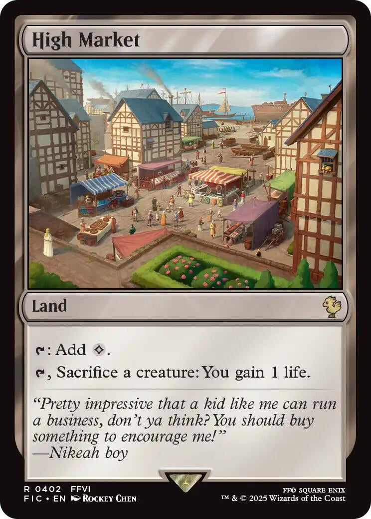 Image for High Market (Surge Foil) (402) (FIC) - Magic: The Gathering