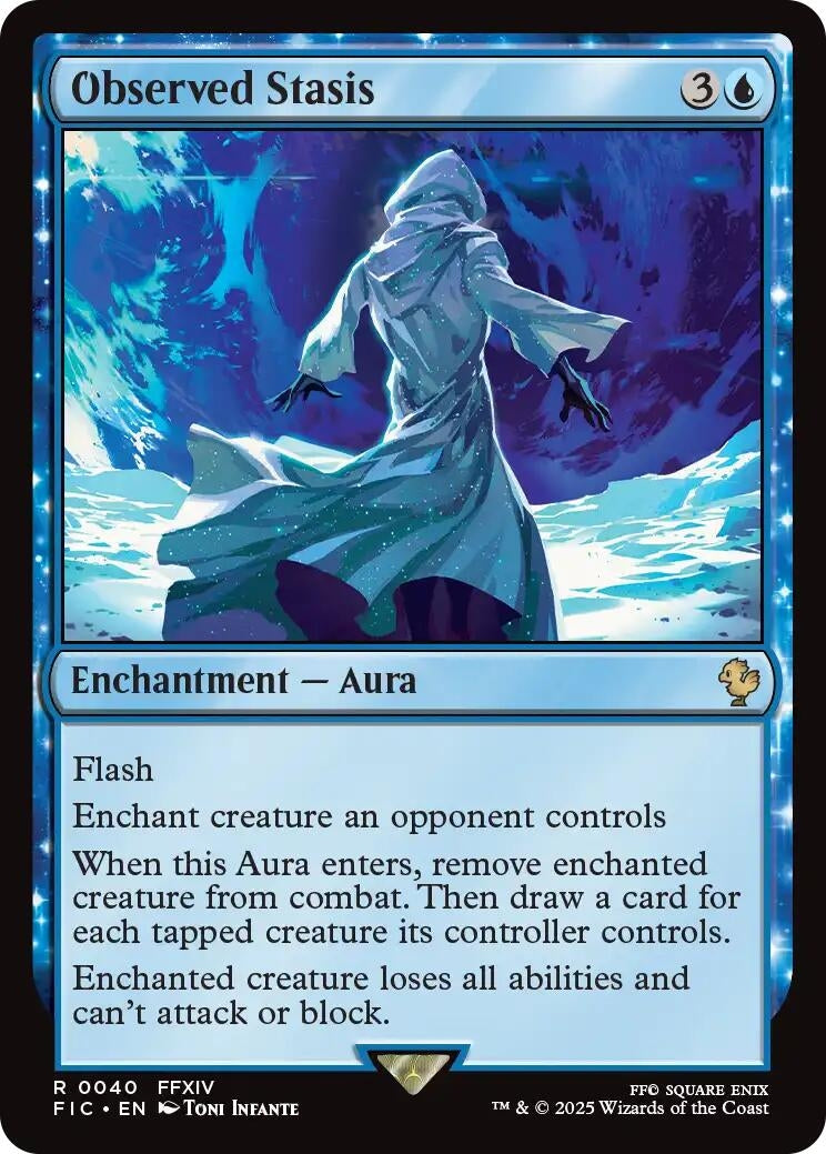 Image for Observed Stasis (Surge Foil) (40) (FIC) - Magic: The Gathering