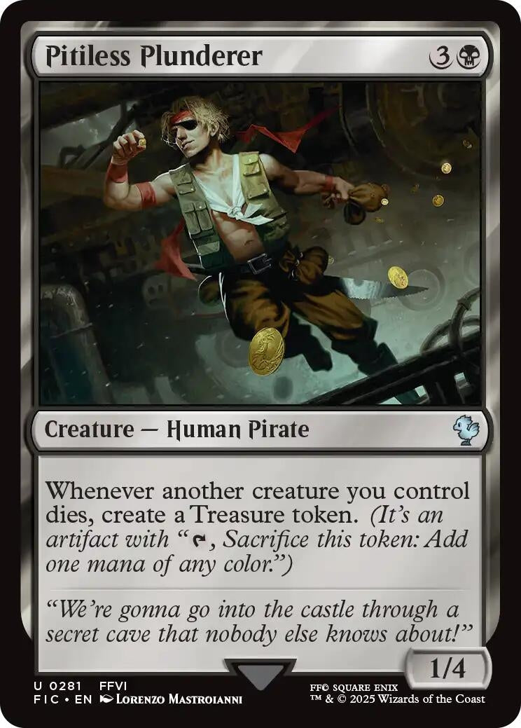 Image for Pitiless Plunderer (Surge Foil) (281) (FIC) - Magic: The Gathering