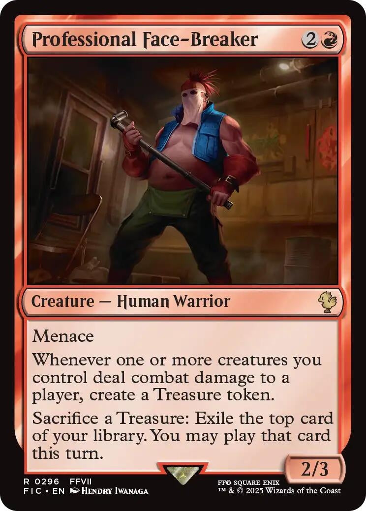 Image for Professional Face-Breaker (Surge Foil) (296) (FIC) - Magic: The Gathering