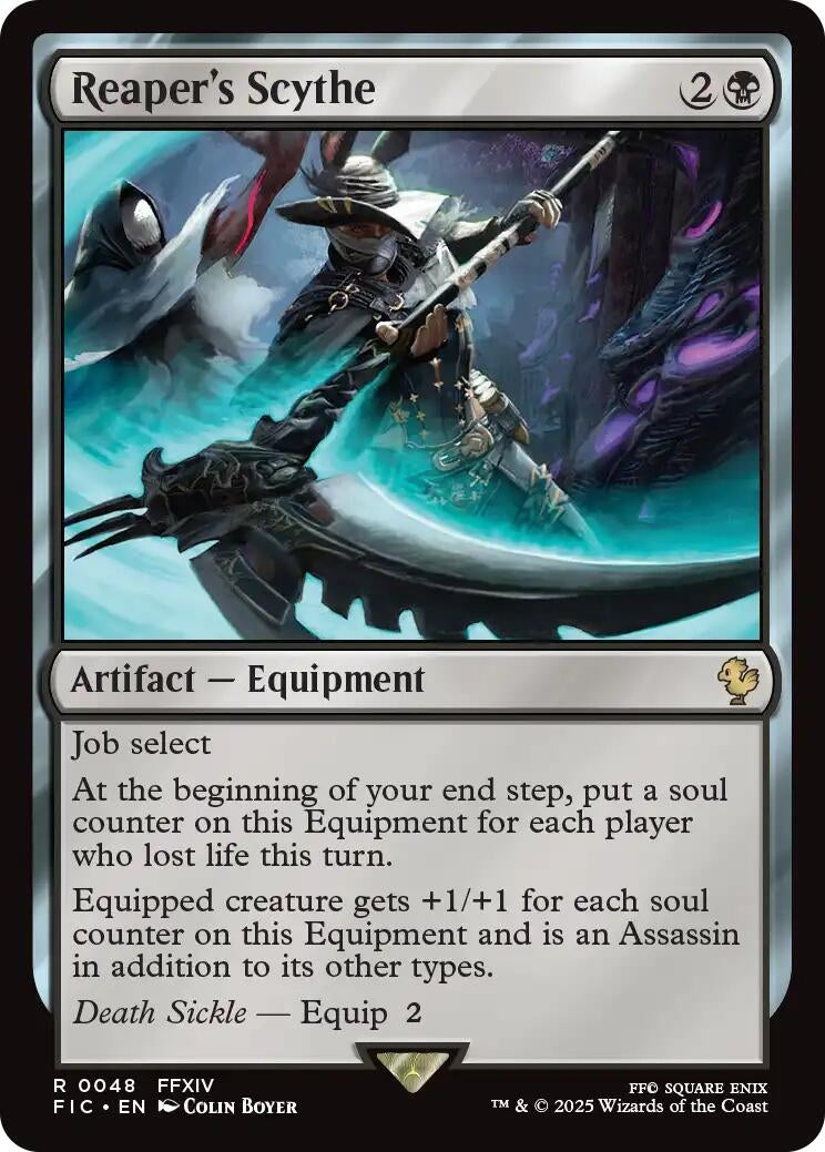 Image for Reaper's Scythe (Surge Foil) (48) (FIC) - Magic: The Gathering