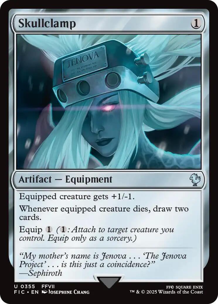 Image for Skullclamp (Surge Foil) (355) (FIC) - Magic: The Gathering