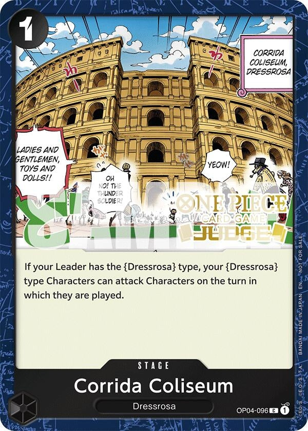 Image for Corrida Coliseum (Judge Pack Vol. 6) (OP04-096) (OP-PR) - One Piece Card Game